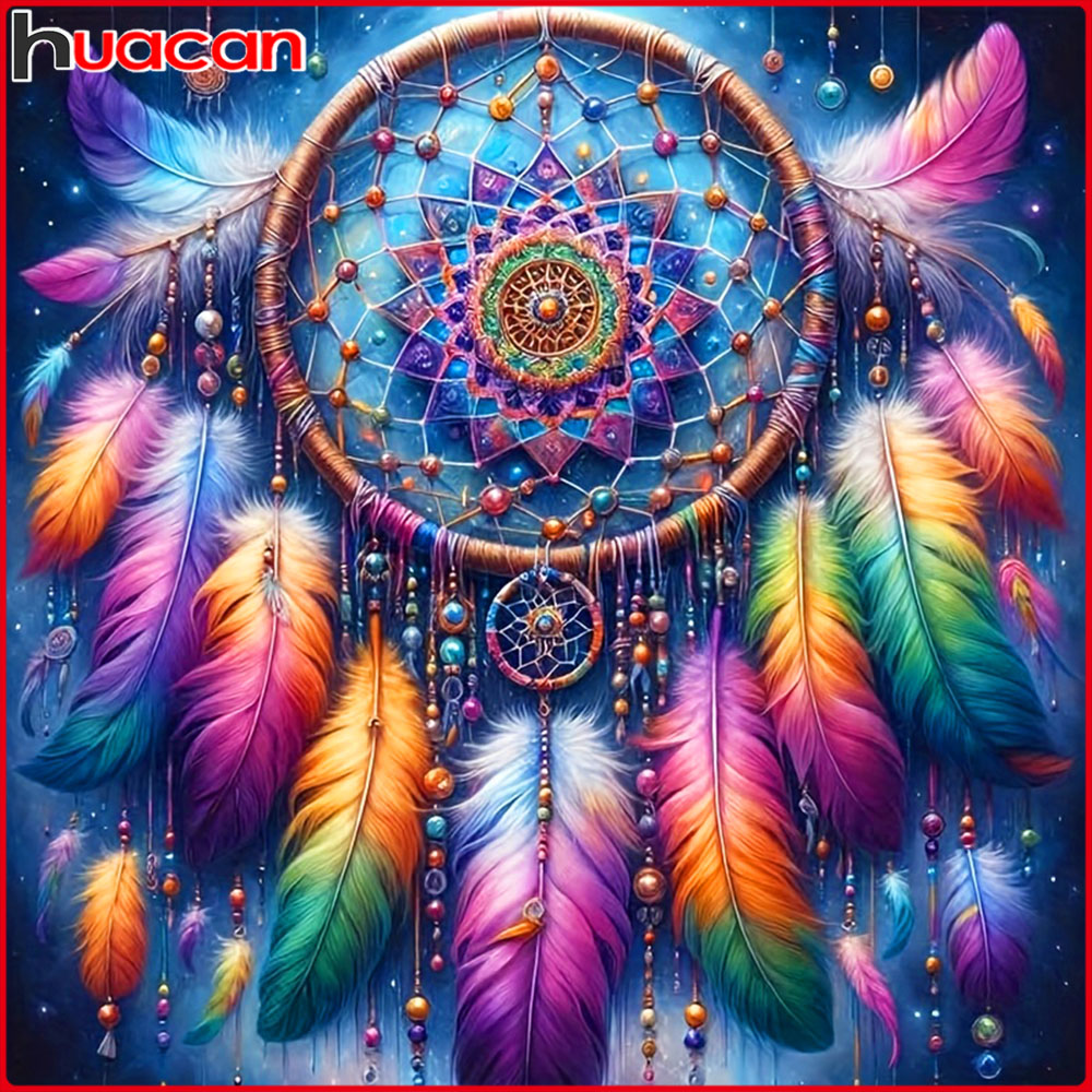 Embroidery Hoop Square - Huacan Full Square Round DIY Diamond