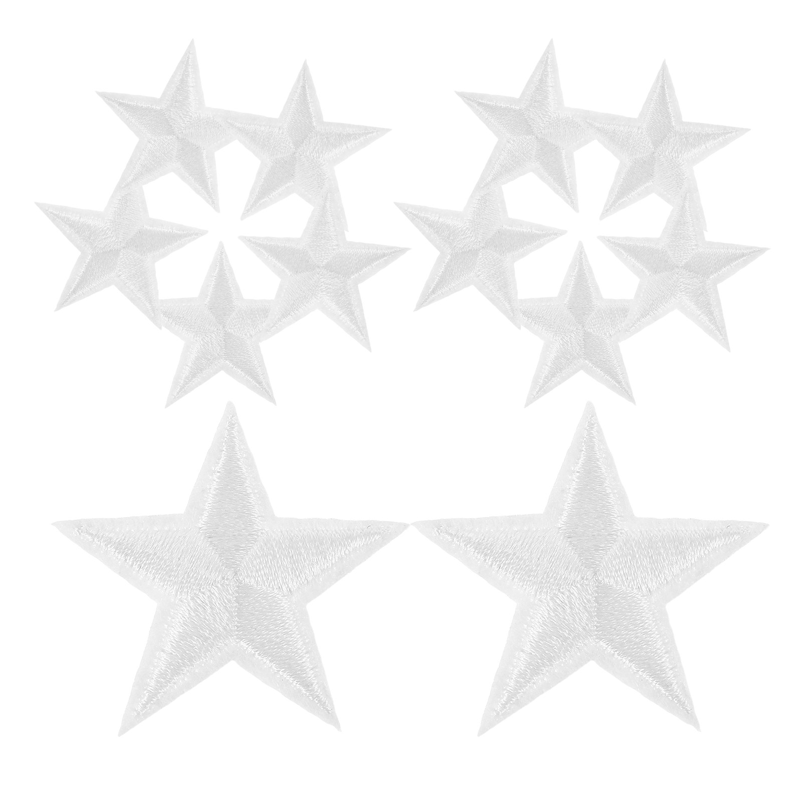 Embroidery On Black Shirt - 24Pcs Star Embroidery Patches Black Iron
