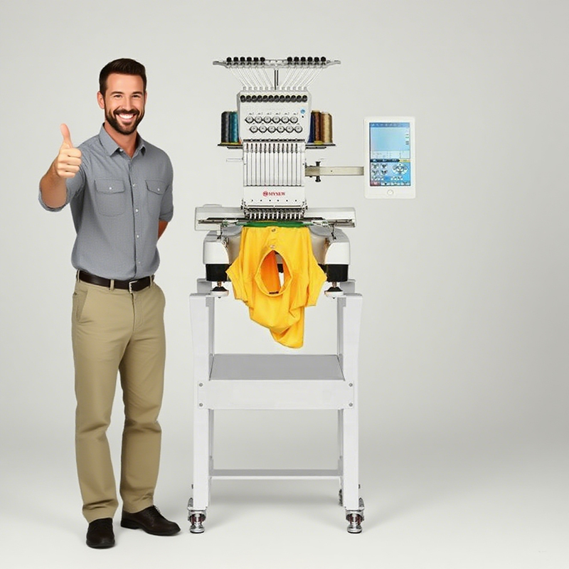Embroidery Machines - MYSEW MFS 1200 Industrial Automatic High