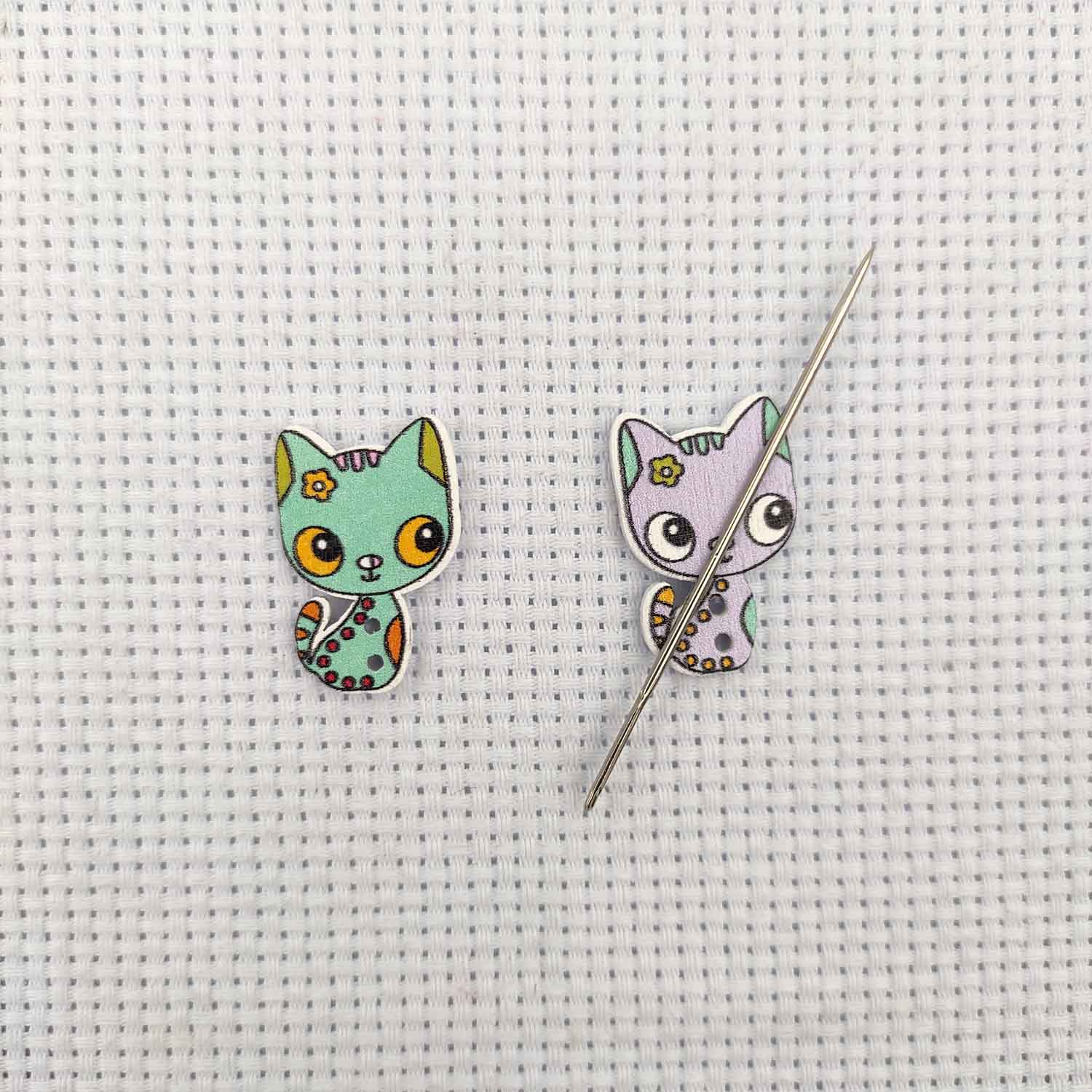 Needle Minder Magnet - Magnetic Needle Minders Wood for Cross