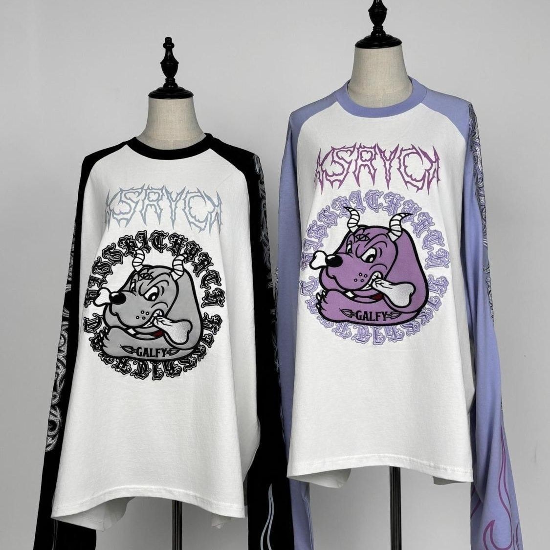 Embroidery Tshirt - Y2K Japanese Harajuku Streetwear Collaboration Subculture