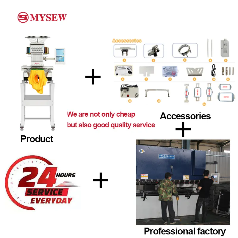 MYSEW MFS 1200 High Quality Si - Embroidery Machines ulasan dan harga