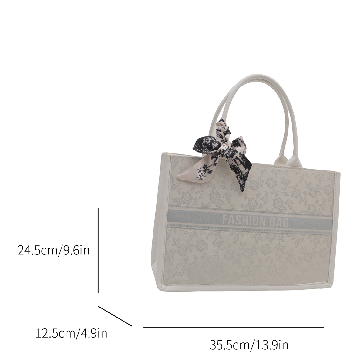 Luxury Elegant Women Tote Bag  - Embroidery On Leather ulasan dan harga