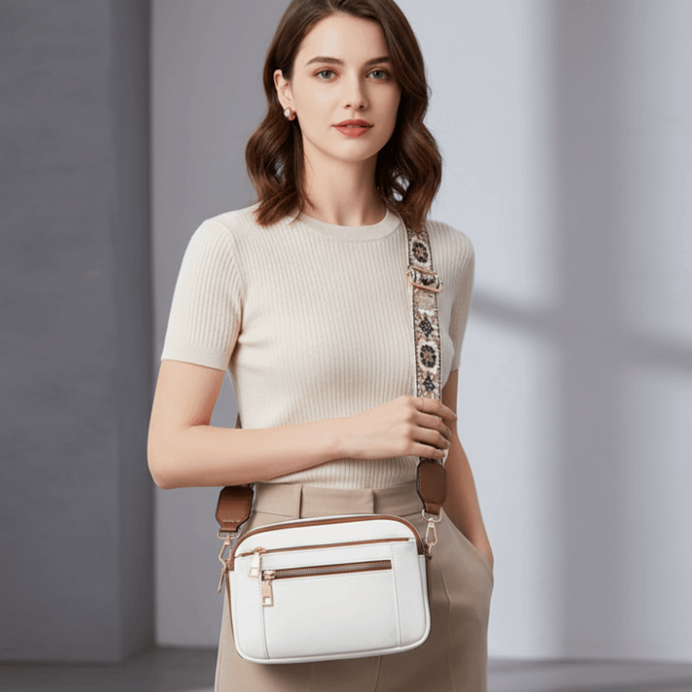 Vegan PU Leather Color Block H - Embroidery On Leather ulasan dan harga