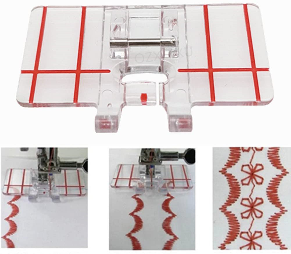 Plastic Clear Parallel Stitch  - Embroidery Xpress ulasan dan harga