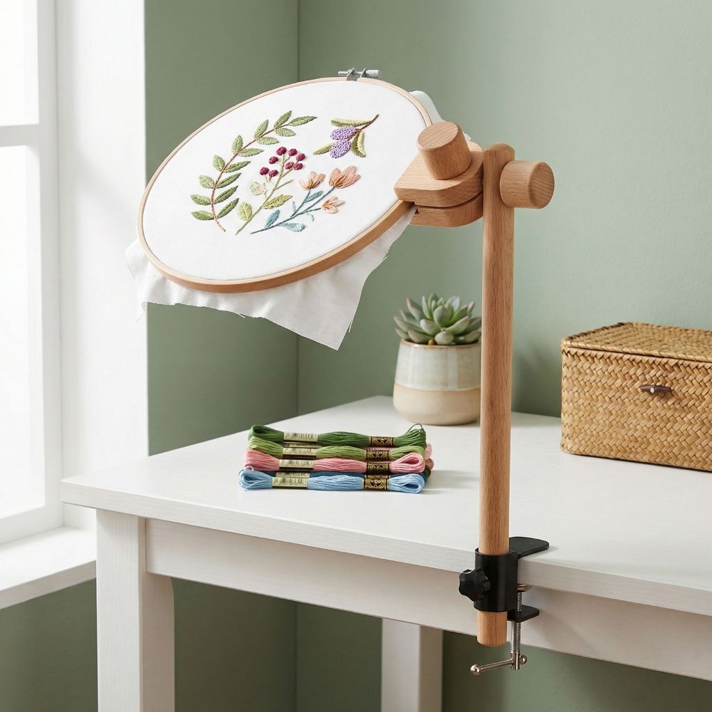 Beech Wood Embroidery Frame La - Embroidery Hoop Square ulasan dan harga