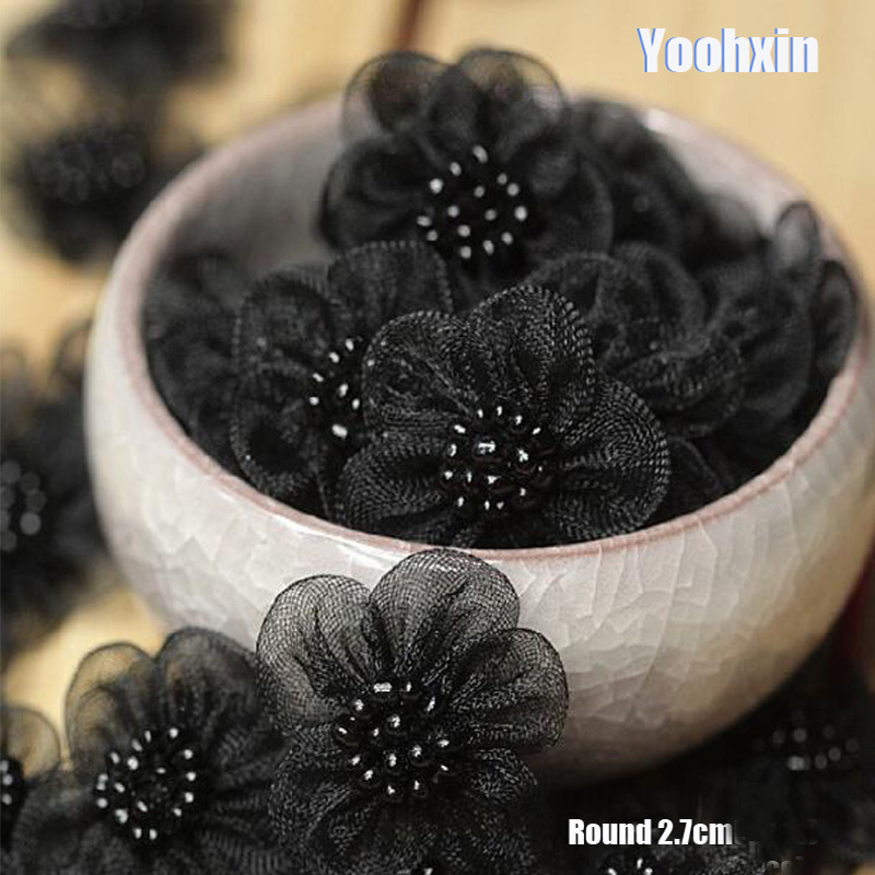 3pcs HOT 3D Black Flower Embro - Embroidery On Black Shirt ulasan dan harga