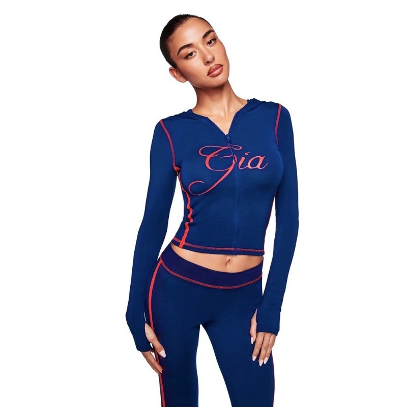 Women Letter‑Print 2‑Piece Tra - Embroidery Online ulasan dan harga