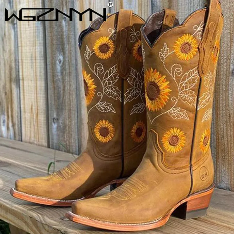 Designer Women Coffee Brown Em - Embroidery On Leather ulasan dan harga