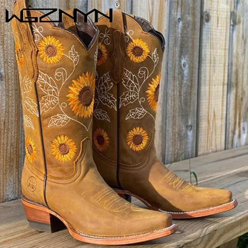 Designer Women Coffee Brown Em - Embroidery On Leather ulasan dan harga
