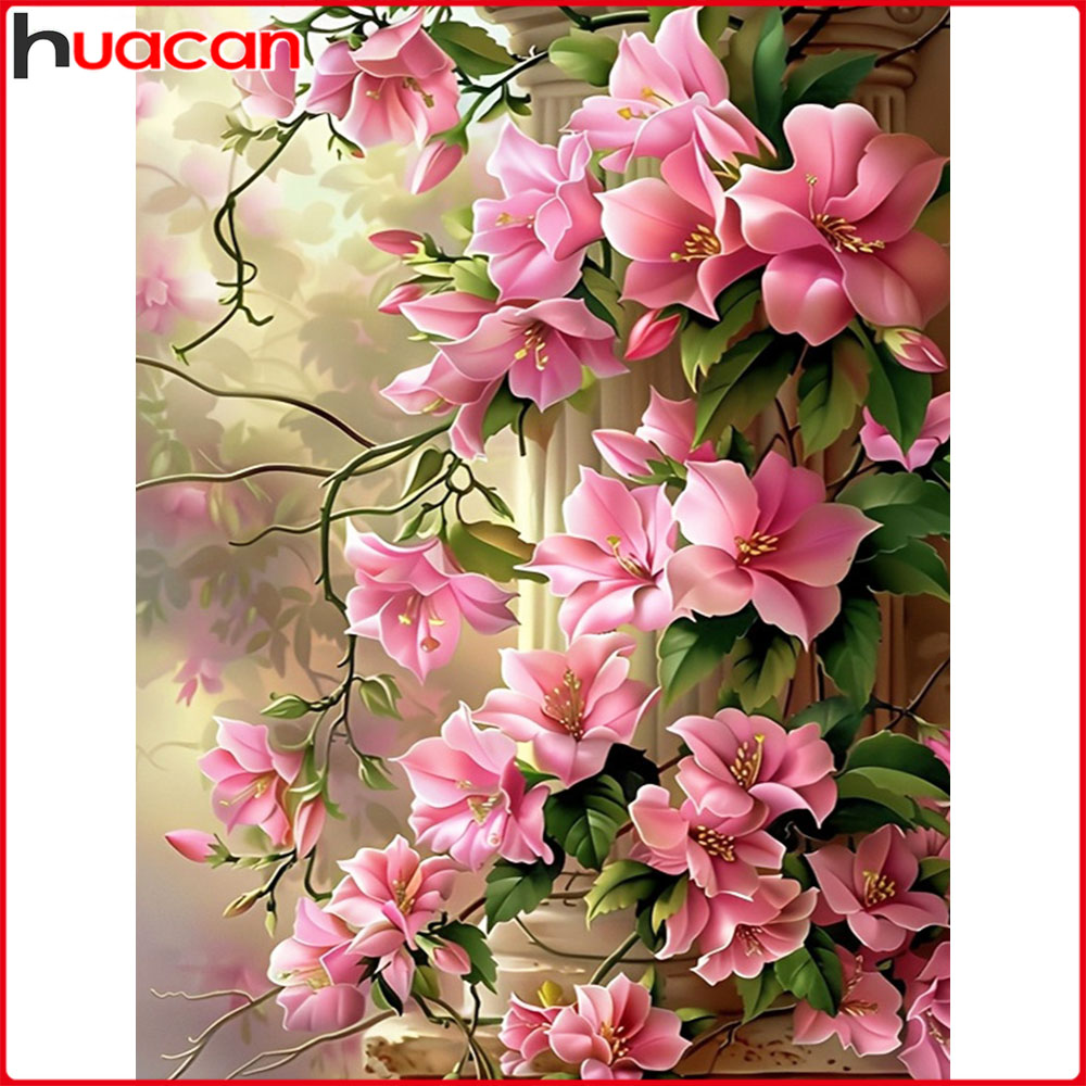 Huacan DIY Diamond Painting Az - Embroidery Hoop Square ulasan dan harga