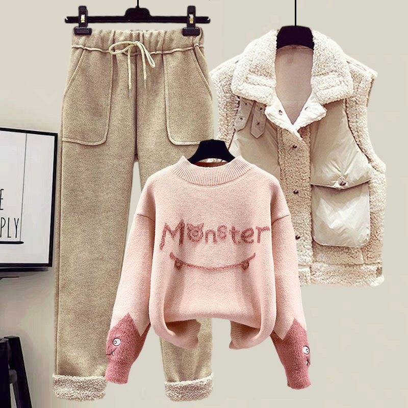 2024 Winter New Cashmere Vest  - Embroidery Vest ulasan dan harga