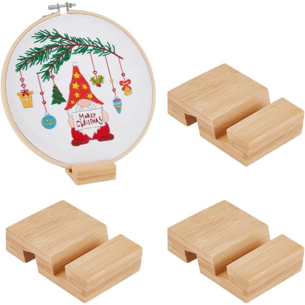 4Pcs Embroidery Hoop Wooden Ba - Embroidery Hoop Square ulasan dan harga