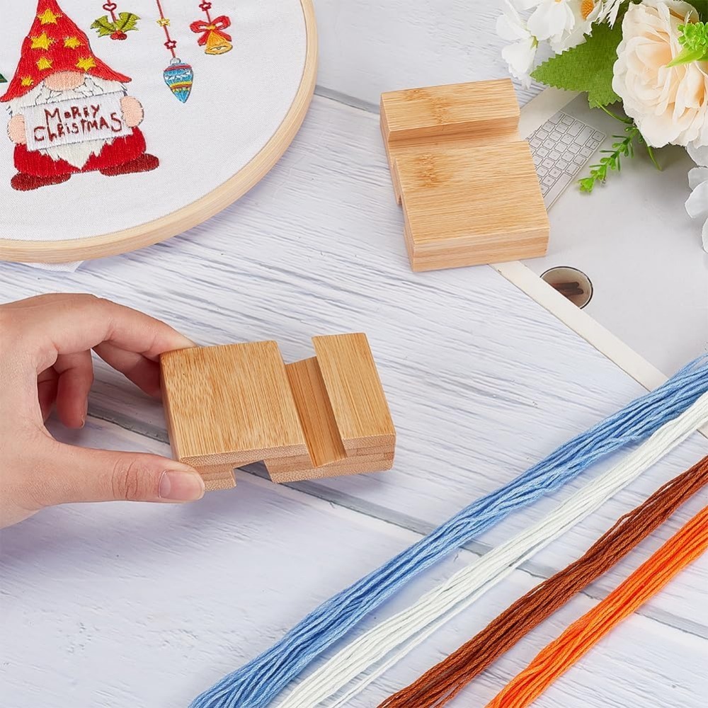 4Pcs Embroidery Hoop Wooden Ba - Embroidery Hoop Square ulasan dan harga