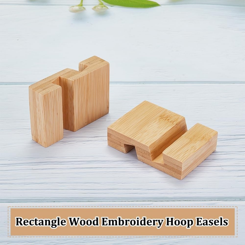 4Pcs Embroidery Hoop Wooden Ba - Embroidery Hoop Square ulasan dan harga
