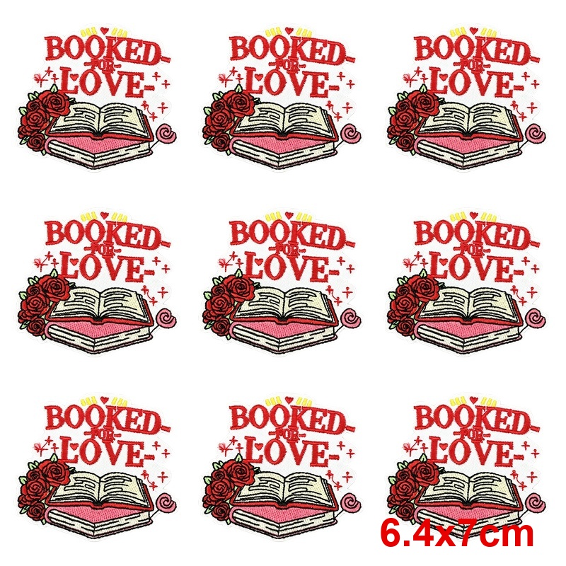 10Pcs/Lot Embroidery Patches I - Embroidery Jacket Jeans ulasan dan harga