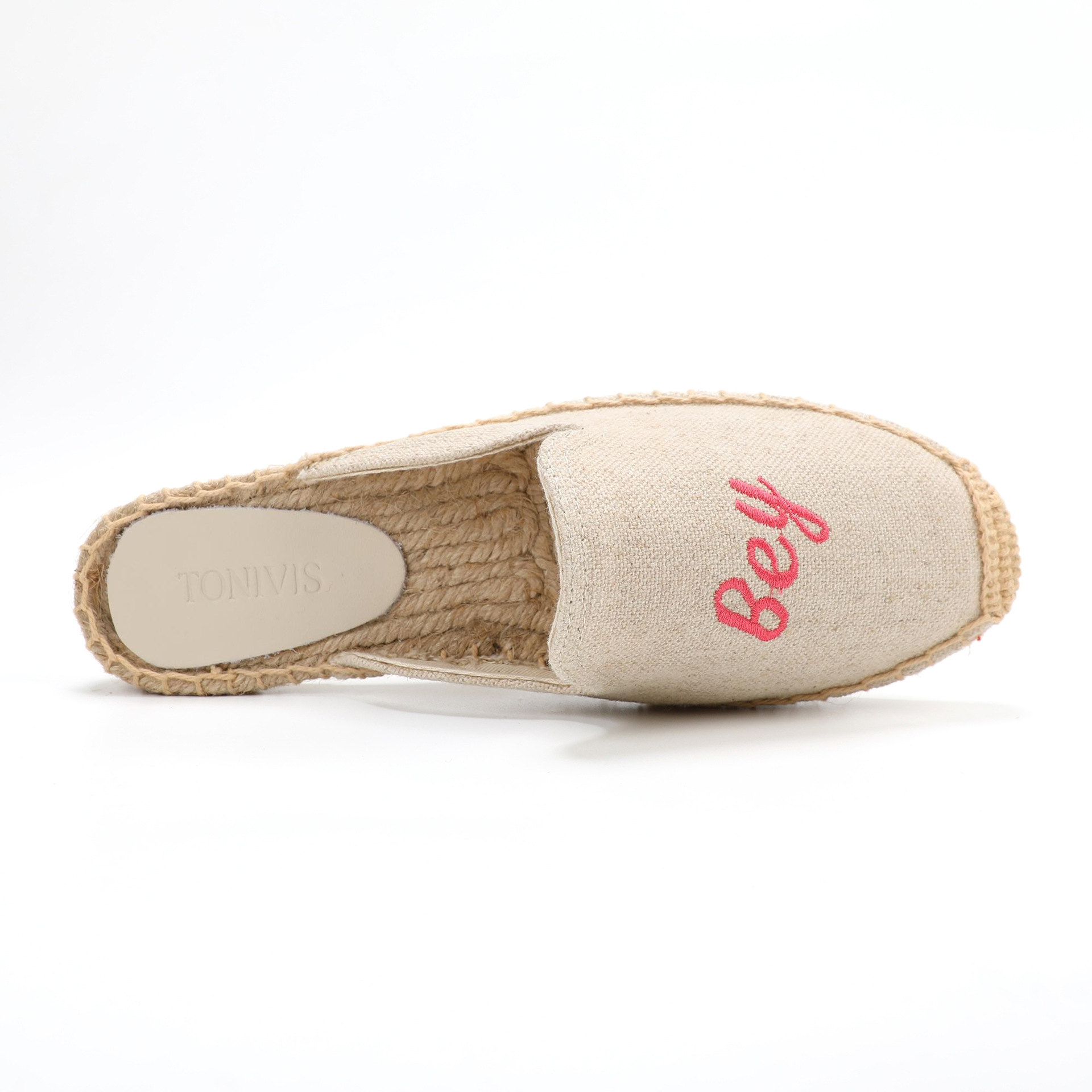 Women Floral Embroidered Espad - Embroidery On Leather ulasan dan harga