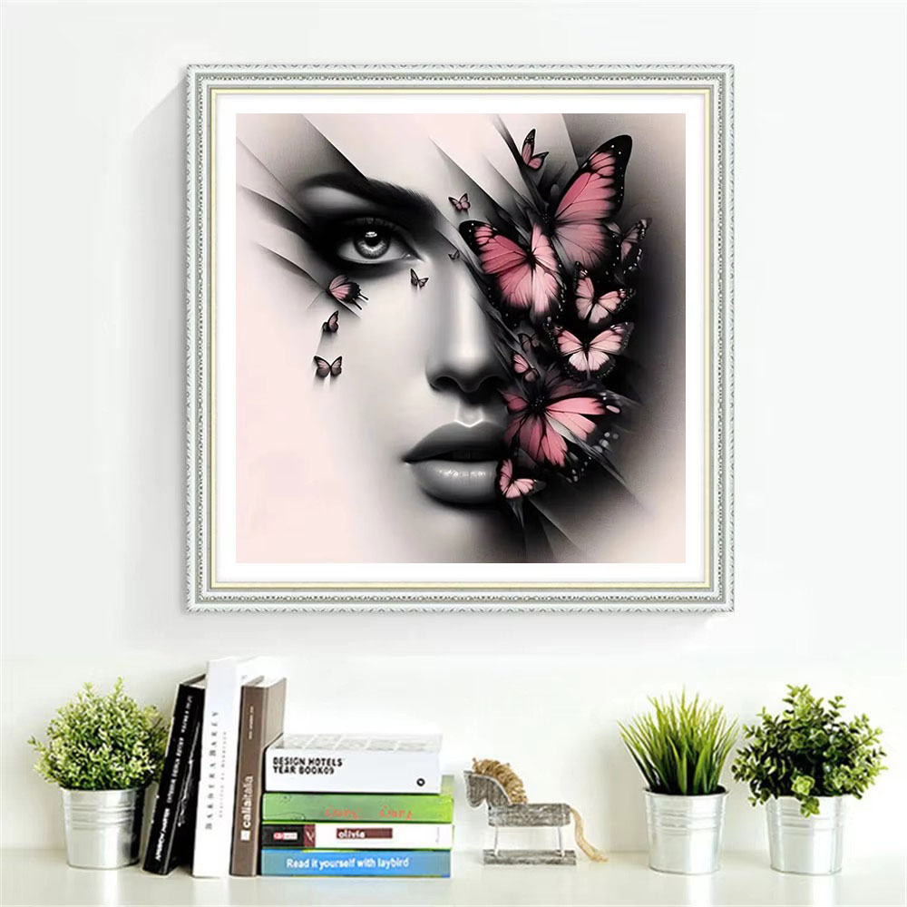 HUACAN Cross Embroidery Sets W - Embroidery Guide Paper ulasan dan harga