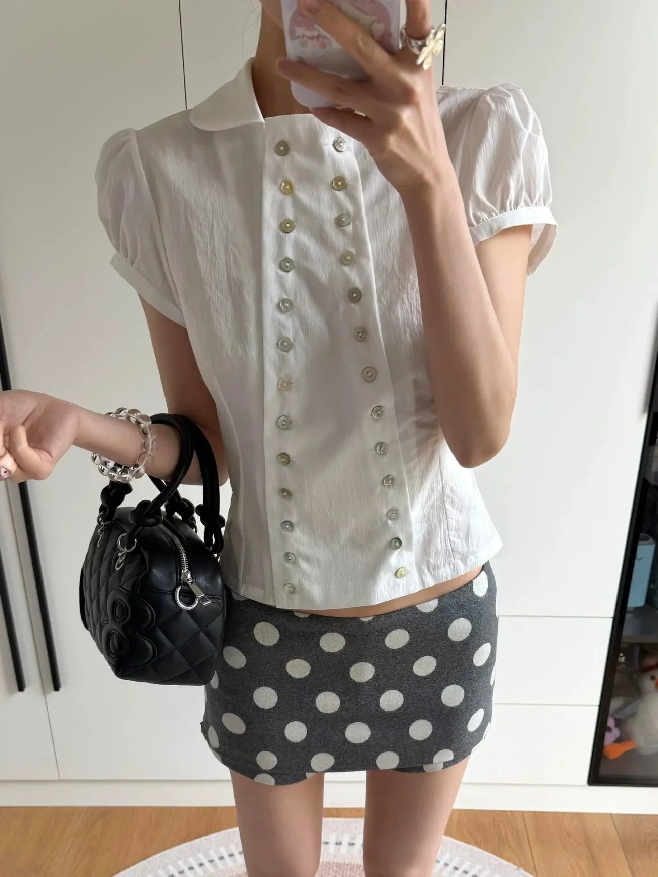 Y2K Aesthetic Peter Pan Collar - Embroidery Online ulasan dan harga