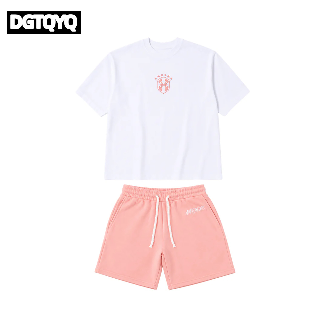 Man's Summer New Pink Embroide - Embroidery Tshirt ulasan dan harga