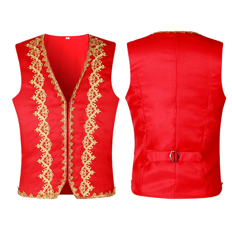 Medieval Gold Embroidery Baroq - Embroidery Vest ulasan dan harga
