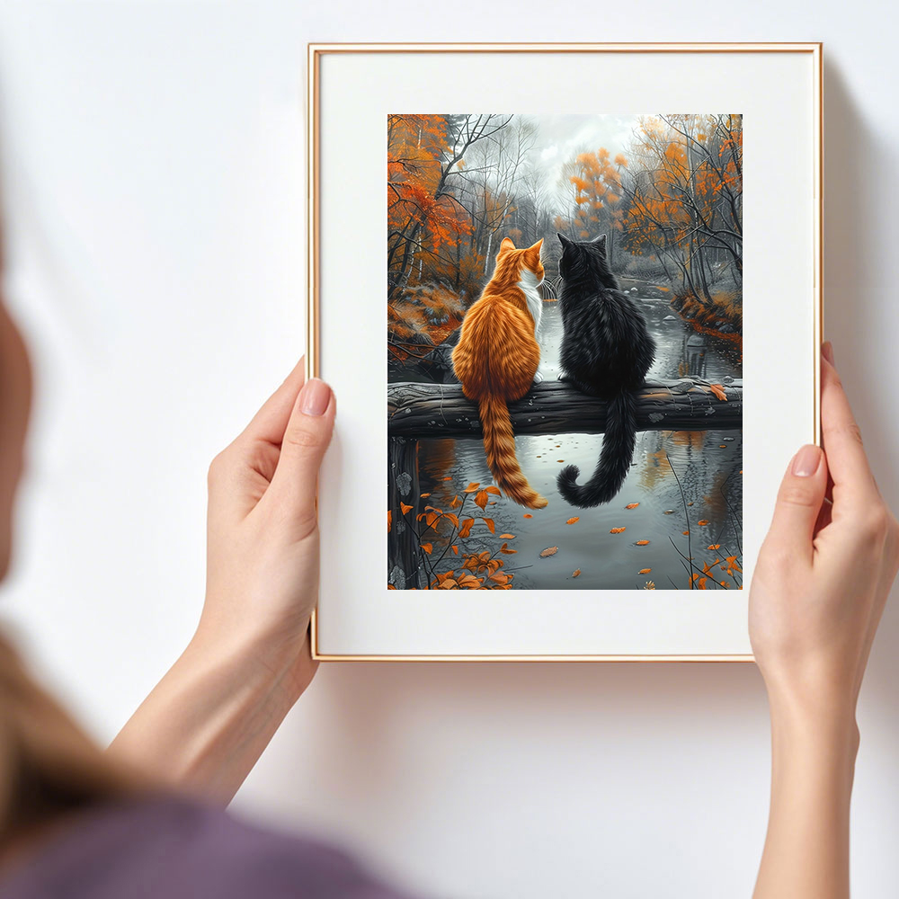 Huacan DIY Diamond Painting Ca - Embroidery Hoop Square ulasan dan harga