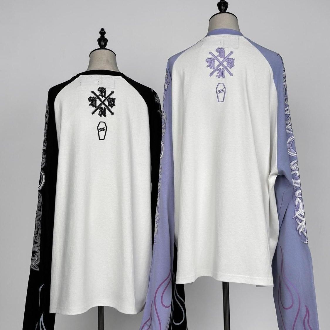 Y2K Japanese Harajuku Streetwe - Embroidery Tshirt ulasan dan harga