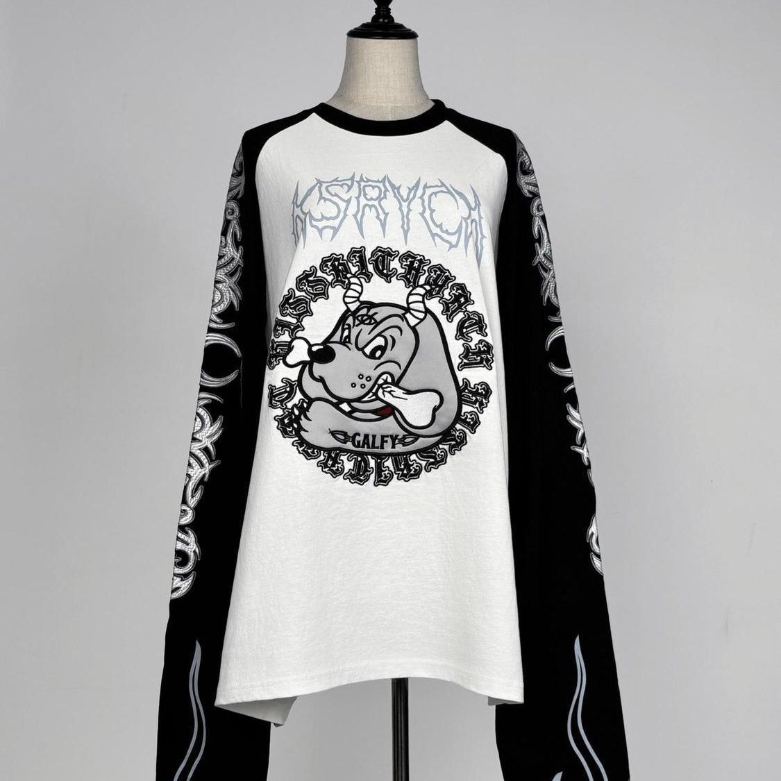 Y2K Japanese Harajuku Streetwe - Embroidery Tshirt ulasan dan harga