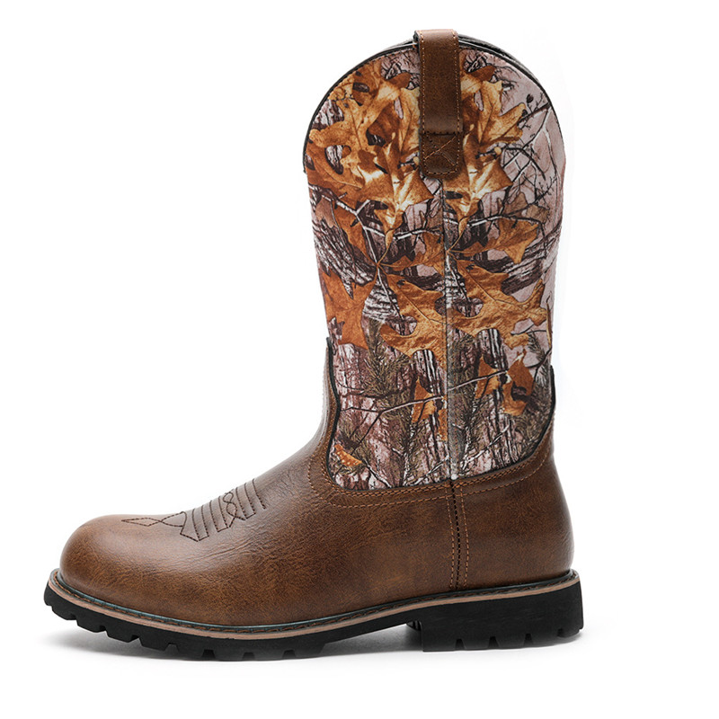 Men's Boots Classic Handmade E - Embroidery On Leather ulasan dan harga