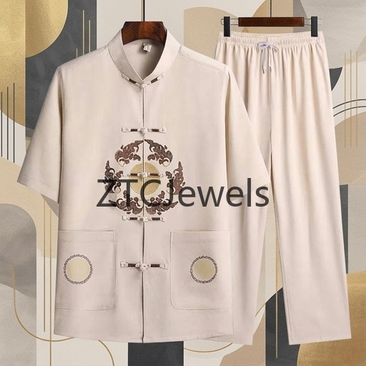 Traditional Chinese Kung Fu Su - Embroidery Tshirt ulasan dan harga