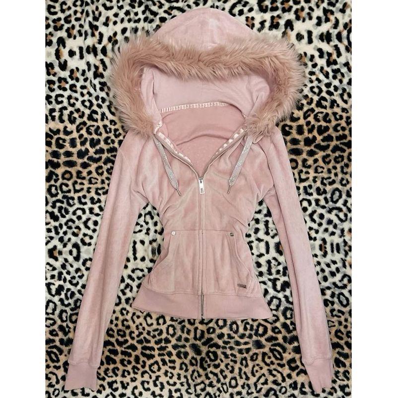 Hoodie Coat Women Punk Hooded  - Embroidery Zip Up Hoodie ulasan dan harga
