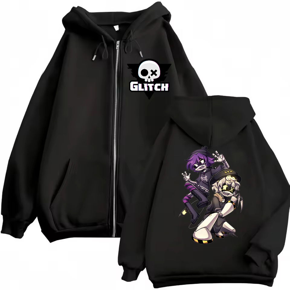Anime Murder Drones Zipper Hoo - Embroidery Zip Up Hoodie ulasan dan harga