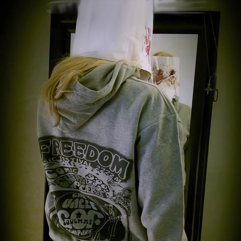 Zipped Hoodie Cry of Fear Simo - Embroidery Zip Up Hoodie ulasan dan harga