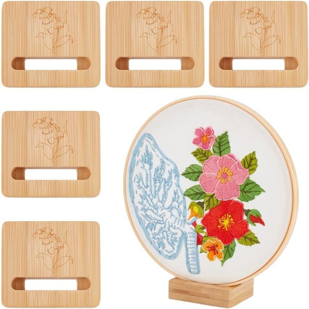 6Pcs Embroidery Hoop Rectangle - Embroidery Hoop Square ulasan dan harga