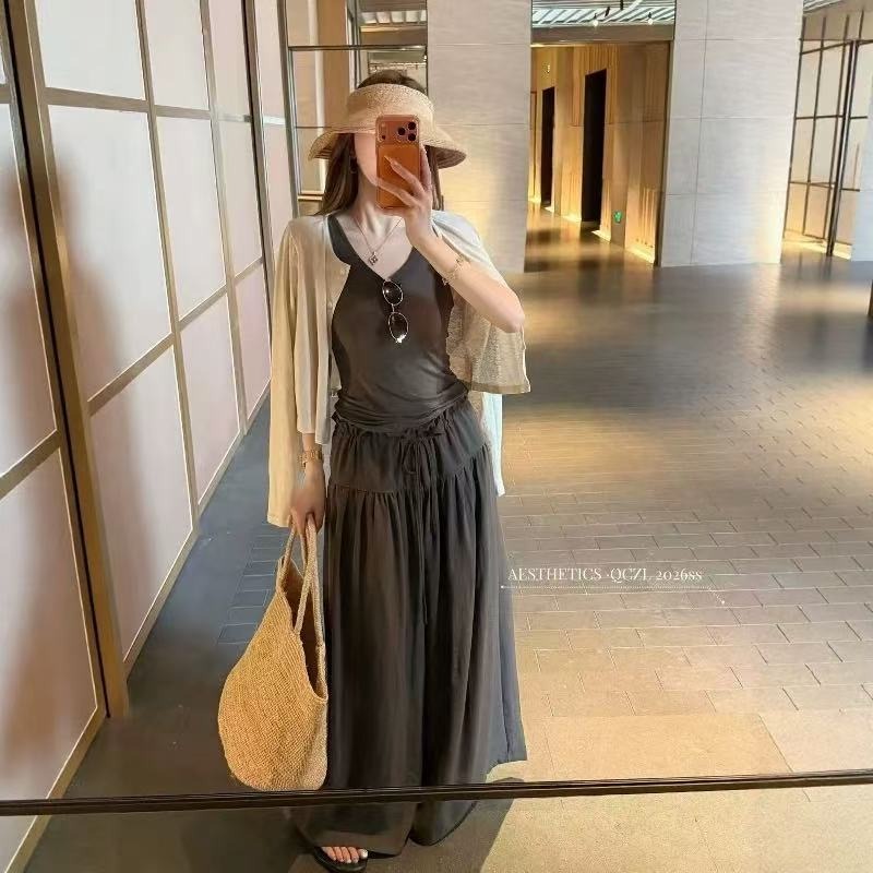 2026 Summer New Long-sleeved C - Embroidery Vest ulasan dan harga