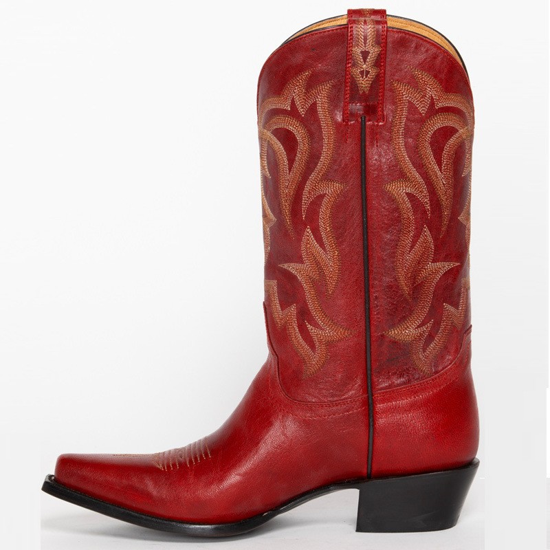 New Embroidered Women's Boots  - Embroidery On Leather ulasan dan harga