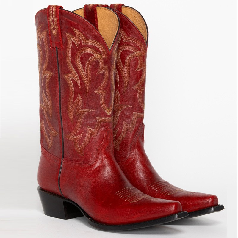 New Embroidered Women's Boots  - Embroidery On Leather ulasan dan harga