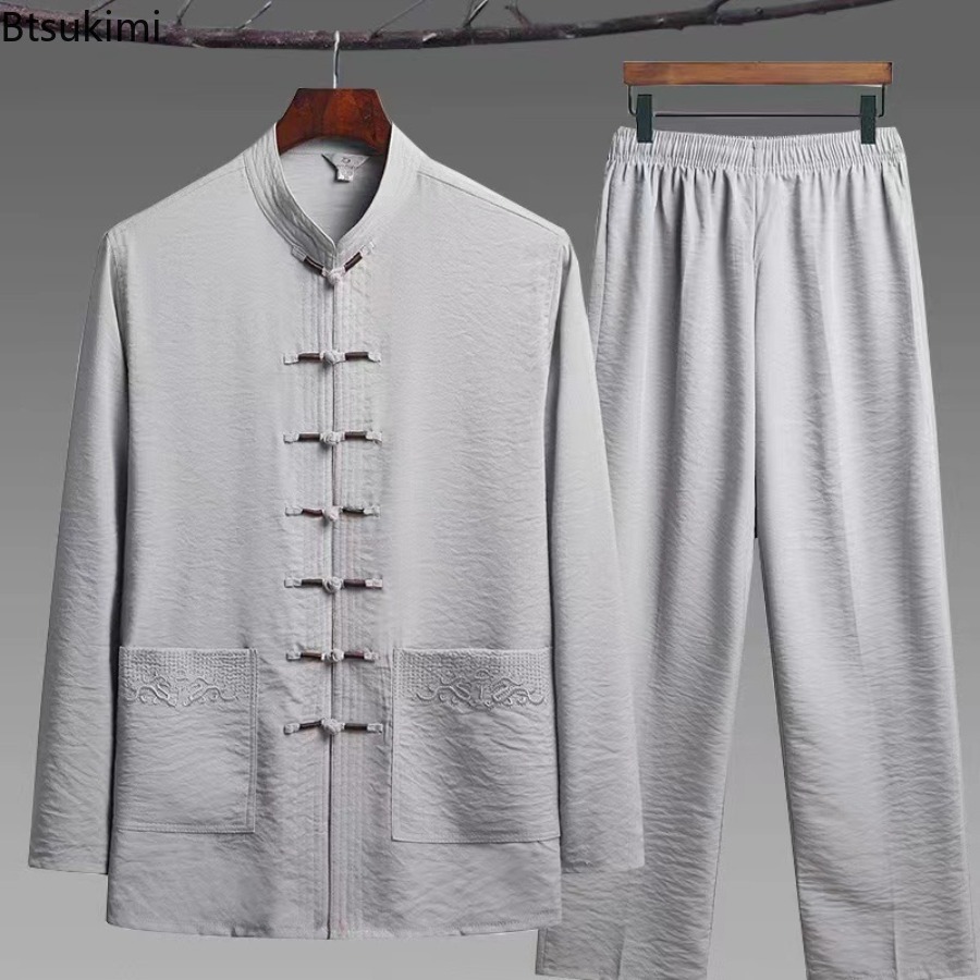 Chinese Style Set Men's Spring - Embroidery Style ulasan dan harga