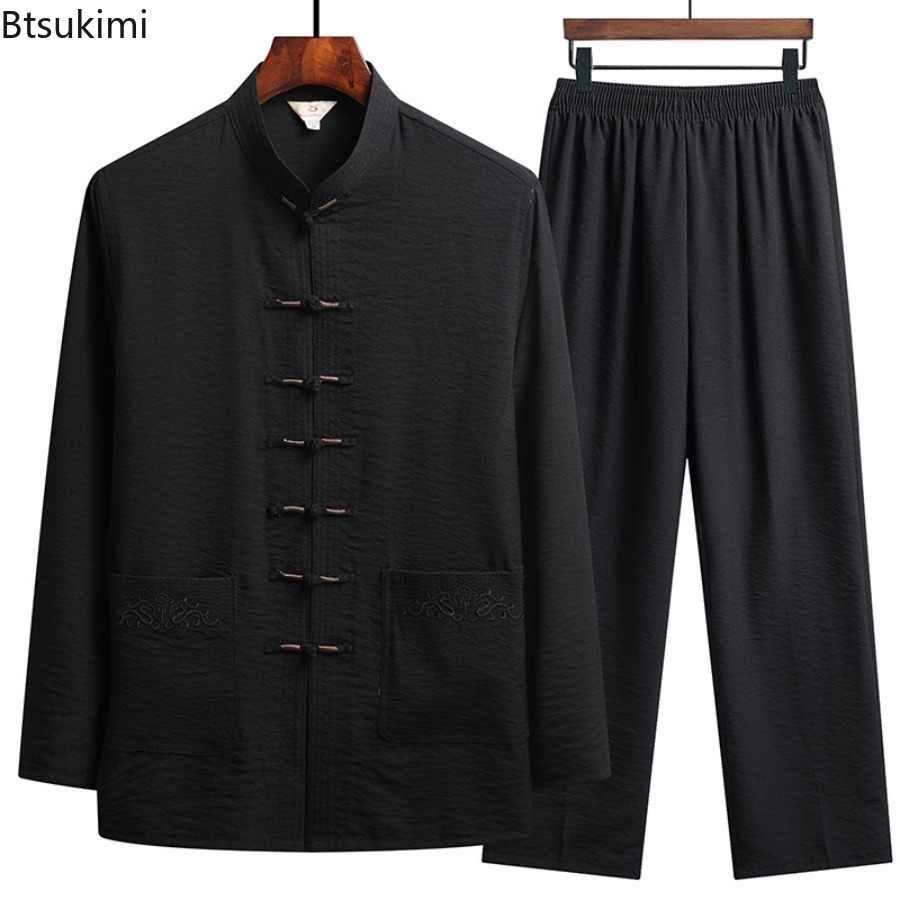 Chinese Style Set Men's Spring - Embroidery Style ulasan dan harga