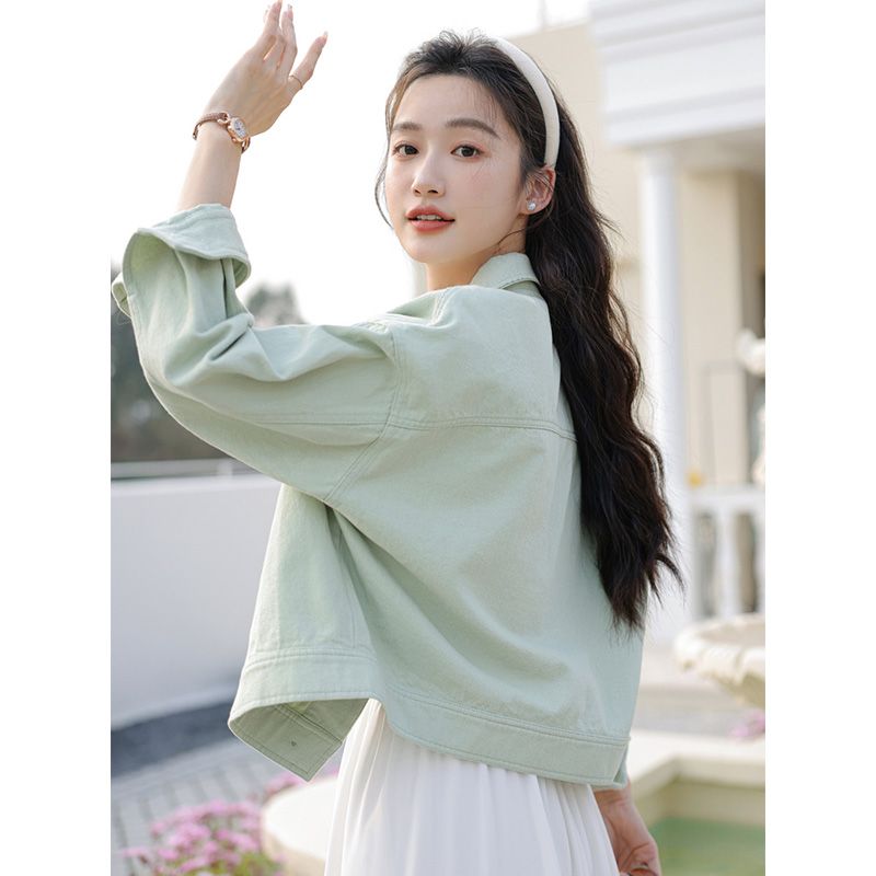 2026 New Female Student Shorts - Embroidery Jacket Jeans ulasan dan harga